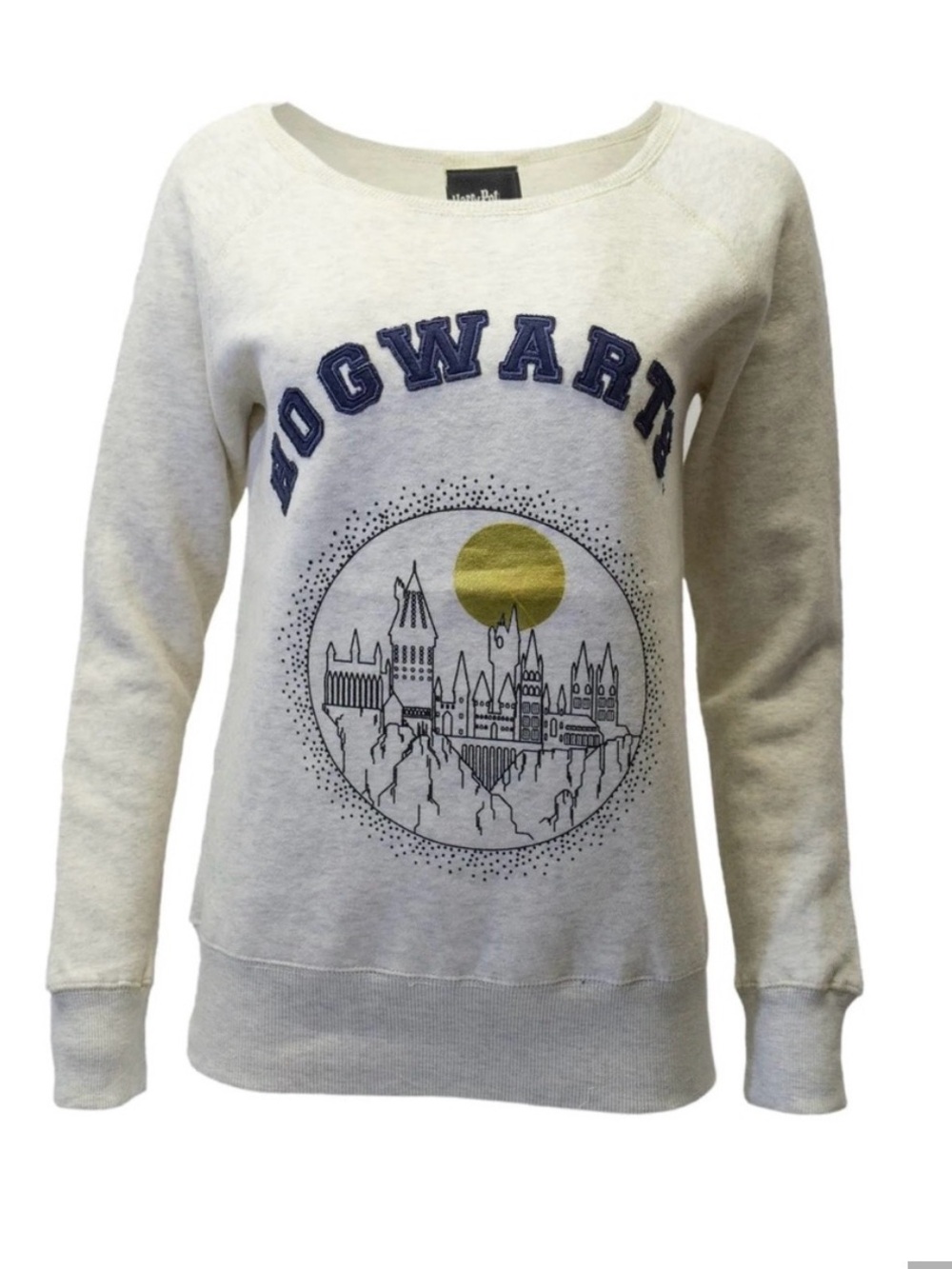 Warner Bros. Harry Potter Cream and Black Graphic Top